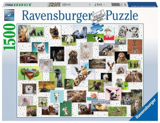 Ravensburger Puzzle Vtipná zvířata 1500 dílků