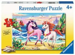 Ravensburger Puzzle Plážoví jednorožci 35 dílků