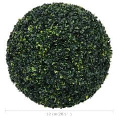 Petromila Umělé buxus koule 2 ks 52 cm