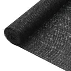 Greatstore Stínící tkanina černá 1,8 x 10 m HDPE 75 g/m2