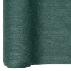 Greatstore Stínící tkanina zelená 2 x 10 m HDPE 150 g/m2
