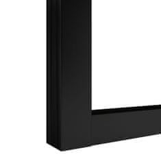shumee Posuvné dveře hliník a ESG sklo 76 x 205 cm černé