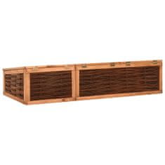 Greatstore Pařeniště 180 x 80 x 45 cm masivní borové dřevo a vrba