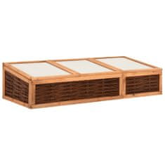 Greatstore Pařeniště 180 x 80 x 45 cm masivní borové dřevo a vrba