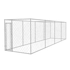 Greatstore Venkovní psí kotec 8 x 2 x 2 m