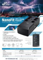 FSP group Fortron NanoFit 600, 600 VA