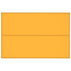 Greatstore Kempingová plachta 3 x 2 m žlutá