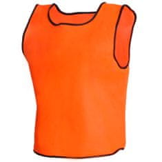 Greatstore Rozlišovací sportovní / tréninková vesta senior - 10 Ks - oranžová