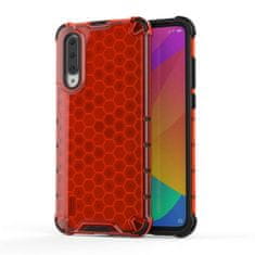 MobilPouzdra.cz Hybridní červené HEXAGON pouzdro na XIAOMI Mi A3