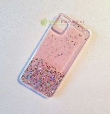 MobilPouzdra.cz Gelové třpytivé růžové GLITTER STARS pouzdro na SAMSUNG M317 Galaxy M31s