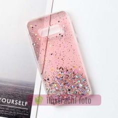 MobilPouzdra.cz Gelové třpytivé světle růžové GLITTER STARS pouzdro na SAMSUNG A715 Galaxy A71