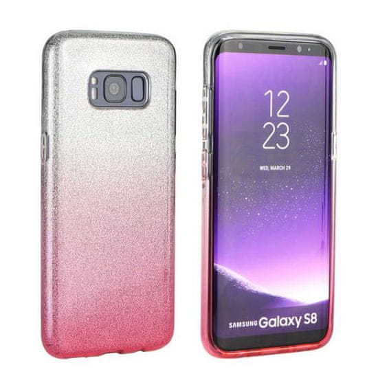 MobilPouzdra.cz Gelové třpytivé stříbrné růžové pouzdro SHINNING na SAMSUNG A426 Galaxy A42 5G