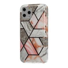 MobilPouzdra.cz Gelové pouzdro s obrázkem na APPLE iPhone 12 Mini - vzor PINK MARBLE 2