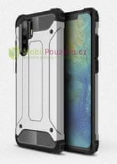 MobilPouzdra.cz Hybridní stříbrné pouzdro METAL na HUAWEI P30 Pro