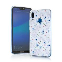 MobilPouzdra.cz Gelové pouzdro s kamínky FLOWER na HUAWEI P30