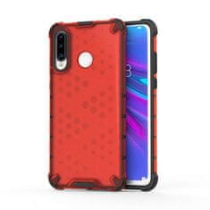 MobilPouzdra.cz Hybridní červené HEXAGON pouzdro na HUAWEI P30 Lite