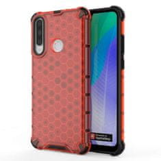 MobilPouzdra.cz Hybridní červené HEXAGON pouzdro na HUAWEI Y6P