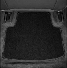 Levelcar Velurové autokoberce PREMIUM černé s barevným prošitím pro Kia E-Niro (2018 - 2021) Barva prošití: Černá