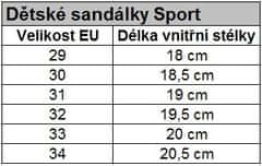 HolidaySport Dětské nazouváky Sport modré EU 33