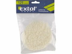 Extol Craft Kotouč leštící na suchý zip, Ř125mm