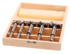 Extol Craft Frézy-sukovníky, do dřeva, sada 5ks, O 15-20-25-30-35mm, stopka 8mm