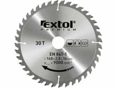 Extol Premium Kotouč pilový s SK plátky, 210x2,6x25,4mm, 24T, šířka SK plátků 3,2mm