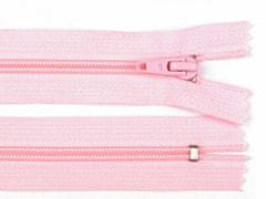 Kraftika 1ks candy pink spirálový zip šíře 5 mm délka 18 cm pol