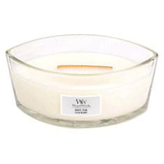 Woodwick Svíčka dekorativní váza , Bílý teak, 453.6 g