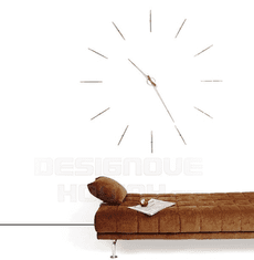 Nomon Designové nástěnné hodiny Nomon Merlin Walnut 155cm