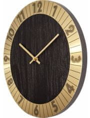 NEXTIME Designové nástěnné hodiny 3198go Nextime Flare 35cm