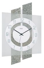 AMS design Designové nástěnné hodiny 5536 AMS řízené rádiovým signálem 46cm