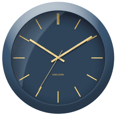 Karlsson Designové nástěnné hodiny 5840BL Karlsson 40cm