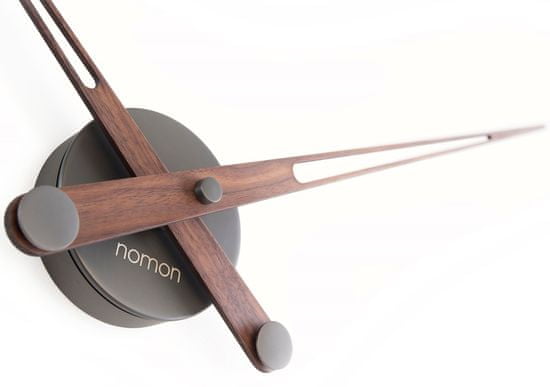 Nomon Designové nástěnné hodiny Nomon Axioma Graphite N 73cm