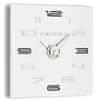 IncantesimoDesign Designové nástěnné hodiny I119WB IncantesimoDesign 40cm