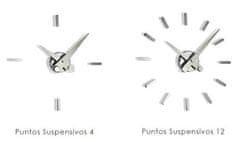 Nomon Designové nástěnné hodiny Nomon Puntos Suspensivos 4i 50cm