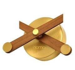 Nomon Designové nástěnné hodiny Nomon AxiomaNG Gold 105cm