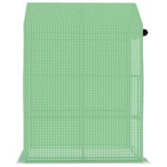 Greatstore Skleník s policemi ocel 143 x 143 x 195 cm