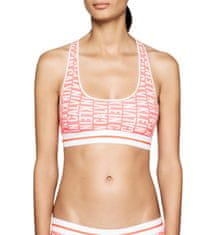 Calvin Klein Sportovní podprsenka Bralette Modern Cotton QF1512E - Calvin Klein oranžová-bílá M