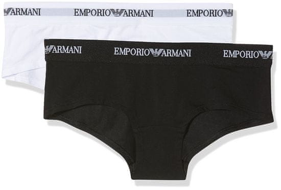 Emporio Armani Kalhotky 2pcs 163263 CC317 00911 černobílá - Emporio Armani