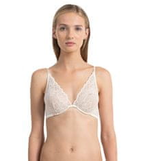 Calvin Klein Podprsenka s kosticí QF1436E slonovinová - Calvin Klein 70A vanilka