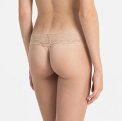 Calvin Klein Dámské tanga QF1199E-GXB meruňková - Calvin Klein tělová XS