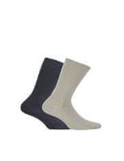 Gemini Pánské ponožky Wola Perfect Man Comfort nestahující W94.F06 černá 42-44