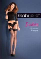 Gabriella Dámský komplet Gabriella Erotica Shadow 220 nero/černá 3/4-M/L