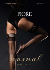 Fiore Dámské samodržící punčochy FEMME FATALE - 20 DEN černá 4