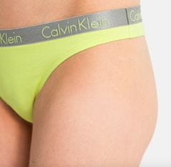 Calvin Klein Tanga QD3539E-YS5 žlutá - Calvin Klein L Žlutá