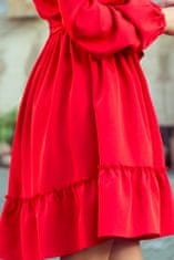 Numoco Dámské šaty 265-4 Daisy - NUMOCO Červená S