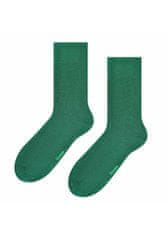 STEVEN Hladké pánské ponožky k obleku Steven art.056 42-47 zelená 45-47