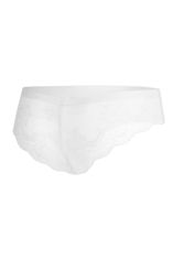 Julimex Dámské kalhotky Tanga white, bílá, XL