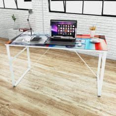 Vidaxl Jedinečný obdélníkový psací stůl