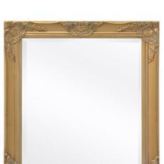 Greatstore Nástěnné zrcadlo v barokním stylu 120x60 cm zlaté